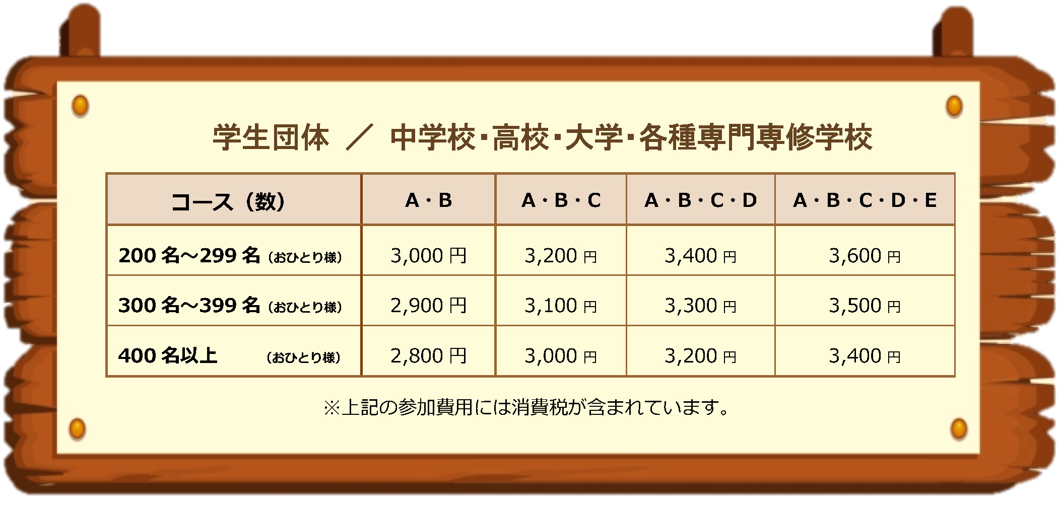 フィールドウェイ（ご利用料金）